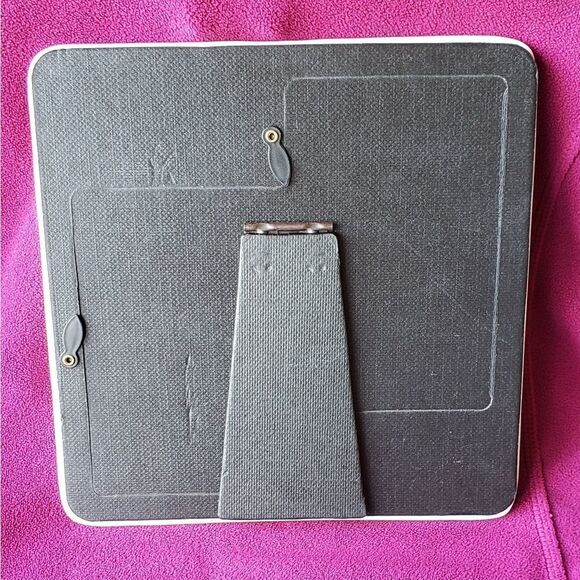 NWOT 25th Silver Anniversary Ceramic Picture Frame - Picture 2 of 4